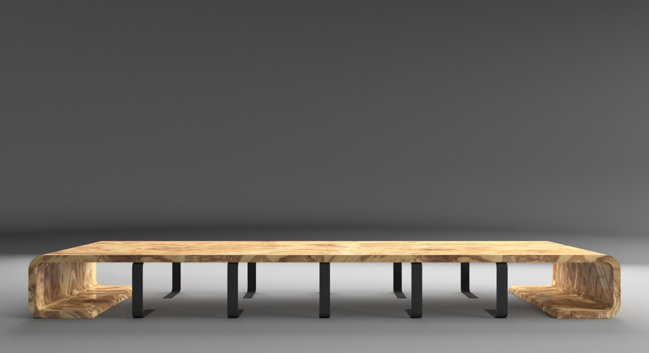 MDDM-Architects-Low-Table-furniture-product-design-Olive-wood-Steel-studio